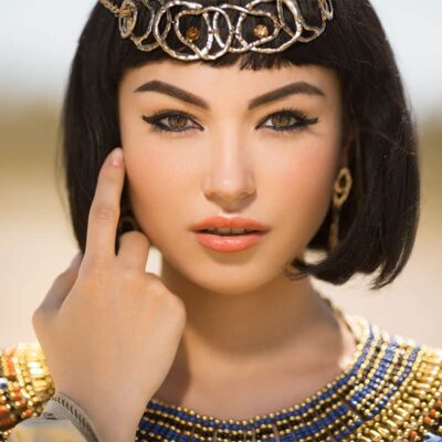 Close up of Egyptian princess.
